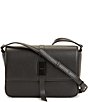 Color:Black/Black - Image 1 - Seth Flap Crossbody Bag