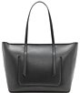 Color:Black - Image 2 - Seth Large Vegan Leather Tote Bag