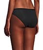 Color:Black - Image 2 - Soft Stretch Ribbed Modal Bikini Panty