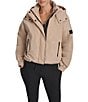 Donna Karan DKNY Sport by Donna Karan Hooded Oversized Jacket, Color:Travertine/Azalea - Image 4