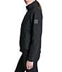 DKNY Sport by Donna Karan Lightweight Hybrid Mock Neck Full Zip Jacket - Image 3
