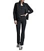 DKNY Sport by Donna Karan Lightweight Hybrid Mock Neck Full Zip Jacket - Image 4