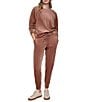 DKNY Sport by Donna Karan Velour Mini Rhinestone Crew Neck Pullover - Image 4