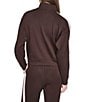 DKNY Sport Donna Karan Coordinating Side Stripe Full Zip Scuba Jacket - Image 2