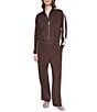DKNY Sport Donna Karan Coordinating Side Stripe Full Zip Scuba Jacket - Image 4
