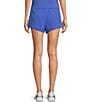 Color:Amaro Blue - Image 2 - Sport Double Layer Runners Pocket Training Shorts