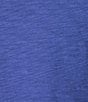 Color:Amparo Blue - Image 4 - Sport Solid V-Neck Short Sleeve Tee