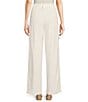 Color:Ivory - Image 2 - Stretch Crepe Straight Leg Cargo Pants