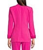 Color:Radiant Pink - Image 2 - Stretch Twill Long Sleeve Double Breasted Coordinating Blazer