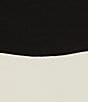 Color:Ivory/Black - Image 4 - V-Neck Sleeveless Colorblock Tank Top