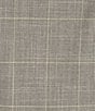 Color:Grey/Limona - Image 5 - Windowpane Notch Collar Long Sleeve Flap Pocket Jacket