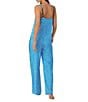 Color:Aqua Dot - Image 2 - Woven Aqua Dot Sleeveless V-Neck Cami & Pant Pajama Set
