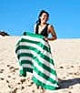 Dock & Bay Cabana Stripe Quick Dry & Recycled Materials Beach Towel - Image 1