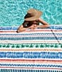 Color:Palm Beach - Image 2 - Outdoor Living Collection Palm Beach Quick Dry Beach Towel