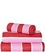 Dock & Bay Waffle Texture Striped Quick Dry and Recycled Materials Bath Towel - Image 1