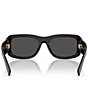 Dolce & Gabbana Men's DG4503 57mm Rectangle Sunglasses, Color:Black/Dark Grey - Image 4