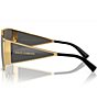 Dolce & Gabbana Men's DG2305 Shield Sunglasses, Color:Gold - Image 3