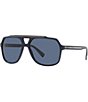 Color:Blue - Image 1 - Men's Dg4388 60mm Pilot Sunglasses