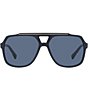 Color:Blue - Image 2 - Men's Dg4388 60mm Pilot Sunglasses