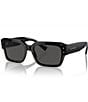 Color:Black - Image 1 - Men's DG4460 56mm Square Sunglasses