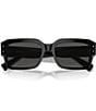 Color:Black - Image 5 - Men's DG4460 56mm Square Sunglasses