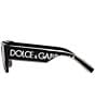 Color:Black - Image 3 - Men's Dg6184 52mm Square Sunglasses