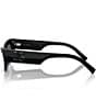 Color:Black - Image 3 - Women's 52mm Cat Eye Sunglasses