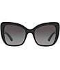 Color:Black - Image 2 - Women's Dg4348 54mm Butterfly Sunglasses
