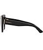 Dolce & Gabbana Women's Dg4348 54mm Butterfly Sunglasses, Color:Black - Image 3