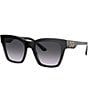 Color:Black - Image 1 - Women's Dg4384 53mm Square Sunglasses