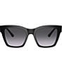 Color:Black - Image 2 - Women's Dg4384 53mm Square Sunglasses