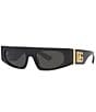 Color:Black - Image 1 - Women's DG4411 54mm Rectangle Sunglasses