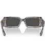 Color:Lite Grey - Image 4 - Women's DG4416 53mm Lite Grey Rectangle Sunglasses