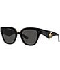 Color:Dark Grey - Image 1 - Women's DG4437 51mm Butterfly Sunglasses