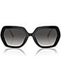 Color:Black - Image 2 - Women's DG4468B 58mm Square Sunglasses
