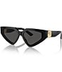 Color:Dark Grey - Image 1 - Women's DG4469 59mm Cat Eye Sunglasses