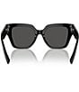 Color:Black - Image 4 - Women's DG4471 52mm Square Sunglasses