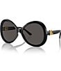 Color:Black - Image 1 - Women's DG6194u 60mm Oval Sunglasses