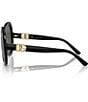 Color:Black - Image 3 - Women's DG6194u 60mm Oval Sunglasses