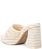 Color:Vanilla Pearls - Image 3 - Abeni Pearl Knit Platform Sandals