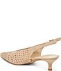 Dolce Vita Alenna Perforated Suede Kitten Heel Slingback Pumps - Image 6