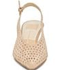 Dolce Vita Alenna Perforated Suede Kitten Heel Slingback Pumps - Image 4