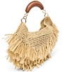 Dolce Vita Amarilis Raffia Top Handle Bag - Image 2