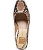 Dolce Vita Anabel Embossed Leather Peep Toe Slingback Pumps - Image 5