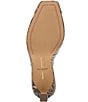 Dolce Vita Anabel Embossed Leather Peep Toe Slingback Pumps - Image 6
