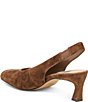 Dolce Vita Anabel Suede Peep Toe Slingback Pumps - Image 3