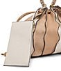 Dolce Vita Antoniaa Wavy Satchel Bag, Color:Natural - Image 4