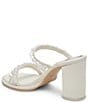 Color:Vanilla Pearl - Image 3 - Barrit Pearl Strap Slide Dress Sandals