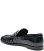 Dolce Vita Baxen Embossed Leather Pleated Loafers - Image 3