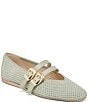 Dolce Vita Baylee Perforated Suede Mary Jane Ballet Flats, Color:Jade - Image 1